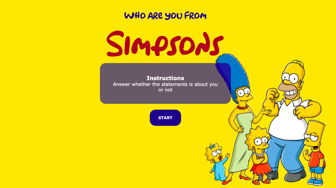 The Simpsons Personality Quiz